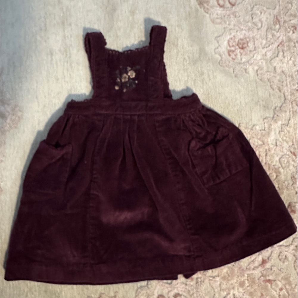 Jamie Kay Embroidered Corduroy Dress